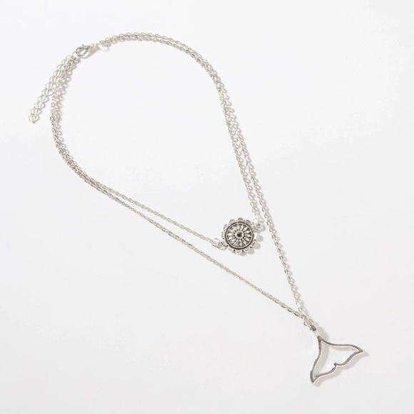 ‼️3/$30 Boho Multilayer Mermaid Tail Necklace - Picture 2 of 4